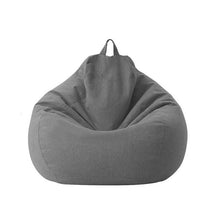 Load image into Gallery viewer, Large Small Lazy Sofas Cover Chairs without Filler Linen Cloth Lounger Seat Bean Bag Pouf Puff Couch Tatami Living Room Beanbags
