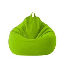 Load image into Gallery viewer, Large Small Lazy Sofas Cover Chairs without Filler Linen Cloth Lounger Seat Bean Bag Pouf Puff Couch Tatami Living Room Beanbags
