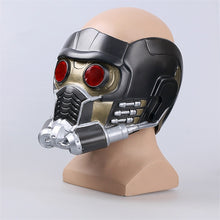 Load image into Gallery viewer, Guardians Of The Galaxy Vol. 2 Star Lord PVC Helmet Cosplay Mask Prop LED Lights Masks Halloween

