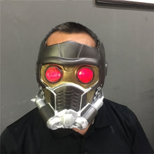 Load image into Gallery viewer, Guardians Of The Galaxy Vol. 2 Star Lord PVC Helmet Cosplay Mask Prop LED Lights Masks Halloween
