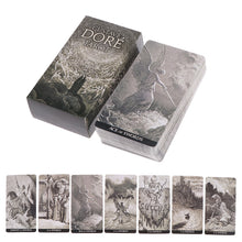Load image into Gallery viewer, Gustave Dore Tarot Card Prophecy Divination Deck Family Party Board Game Fate Card Fortune Telling Game
