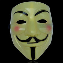 Load image into Gallery viewer, Guy Fawkes Anonymous Vendetta Mask Halloween Fancy Dress Costume Cosplay Venetian Carnival Mask Christmas Gifts for Men
