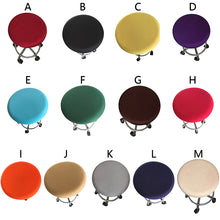 Load image into Gallery viewer, Simple stretchy round chair cover for home use
