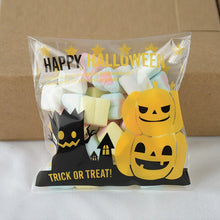 Load image into Gallery viewer, 50/100pcs Happy Halloween Candy Bag Gift Cookie Bags Biscuits Snack Plastic Packaging Bags Halloween Party Decoration Supplies
