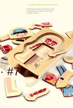 Load image into Gallery viewer, Multi-Layer Wooden Human Body Puzzles Structure Toys Children Early Learning Educational Body Cognition Baby Toys Puzzles
