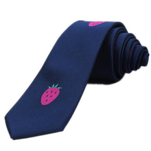 Load image into Gallery viewer, Bizarre Adventure Pannacotta Fugo Strawberry Neck Tie Cosplay Accessoies
