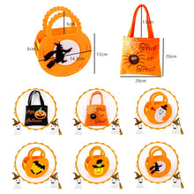 Load image into Gallery viewer, Halloween Pumpkin Bag Children Candy Gift Bag Props Basket DIY Festival Supplies Halloween Children Loot Handheld Storage Basket
