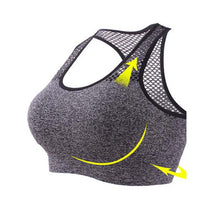 Load image into Gallery viewer, Yoga Bra Women High Stretch Wire Free Padded Sports Top Seamless Fitness Vest For Women
