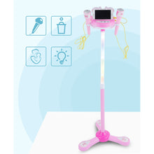 Load image into Gallery viewer, Children Dual Microphone Adjustable Karaoke Singing Machine Connected With Phone Musical Instruments Toy
