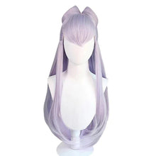Load image into Gallery viewer, HAIRJOY Ahri Kda Lol Cosplay Wig Long Straight  Blonde Pink Wigs for Women Synthetic Hair Costume Halloween(only wig)
