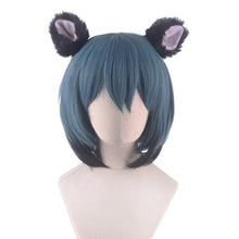 Load image into Gallery viewer, Synthetic Pink Orange Purple Cosplay Wig Heat Resistant Fiber Short Straight  Anime Hair Wigs
