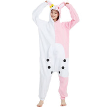 Load image into Gallery viewer, Adult Monomi Bear Kigurumi Onesies Cosplay Costume  3D Monokuma Pajamas Halloween Party Jumpsuits Pyjamas Suit
