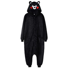 Load image into Gallery viewer, Flannel Bear Onesies Kigurumi Kumamon Animal Pajamas Best Gift Cosplay Costumes Jumpsuit Zipper
