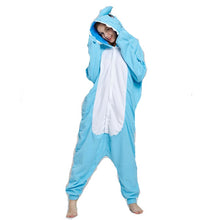 Load image into Gallery viewer, Animal Adults Cat Bear Shark Onesies Pajama Raccoon  Costumes Dragon Jumpsuit Christmas Gift
