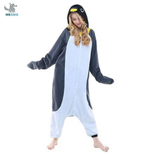 Load image into Gallery viewer, Animal Adults Cat Bear Shark Onesies Pajama Raccoon  Costumes Dragon Jumpsuit Christmas Gift
