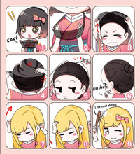 Load image into Gallery viewer, Anime Toilet-bound Jibaku Shounen Hanako-kun Cosplay  wigs nene yashiro cosplay wig Special gradient color girl long wig
