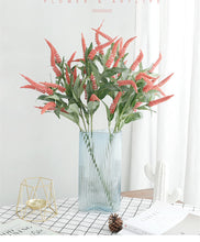 Load image into Gallery viewer, Luxury long sage grass branch Artificial Flowers DIY fake plants home wedding Decoration flores artificiales
