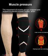 Load image into Gallery viewer, 1PCS Base Layer Elastic Compression Leg Sleeve Shin Guard Men Women Cycling Leg Warmers Running Football Sports Calf Support
