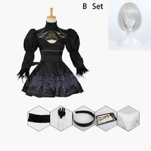 Load image into Gallery viewer, Nier Automata Cosplay Costume Yorha 2B sexy Outfit Games Suit Women Role Play Costumes Girls Halloween Party Fancy Dress
