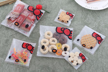 Load image into Gallery viewer, 3 sizes to choose 100pcs Cute Cat Design Cookie Bags Wedding Candy Bags Party Supplies Cookie Packaging
