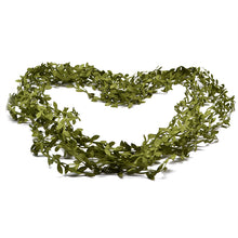 Load image into Gallery viewer, 10 Meter Silk Leaf-Shaped Handmake Artificial green Leaves For Wedding Decoration DIY Wreath Gift Scrapbooking Craft Fake Flower
