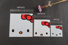 Load image into Gallery viewer, 3 sizes to choose 100pcs Cute Cat Design Cookie Bags Wedding Candy Bags Party Supplies Cookie Packaging

