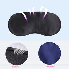 Load image into Gallery viewer, Silk Sleep Eye Mask Padded Shade Eye Cover Patch Sleeping Mask Eyemask Blindfolds Travel Relax Rest Women Men
