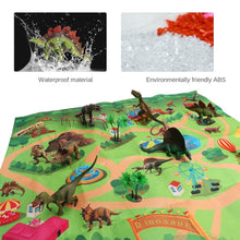 Load image into Gallery viewer, Dinosaur toy figure with activity play mat and tree, perfect gift for children, boys and girls
