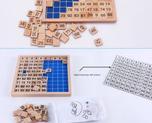 Load image into Gallery viewer, 1-100 Digital Connection Plate Children's Early Education Numbers Toy Wooden Math Teaching Aids
