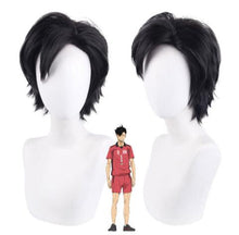 Load image into Gallery viewer, Haikyuu!! Hinata Syouyou Short Orange F Layered Cosplay Wigs Heat Resistant Synthetic Hair Anime Wig + Wig Cap
