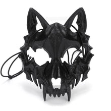 Load image into Gallery viewer, Half-face Mask Dragon Tiger Man Wolf Mask Cosplay Horror Halloween Costume Props Cosplay Party Props
