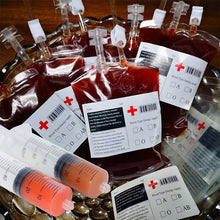 Load image into Gallery viewer, Halloween Blood Bag 400ml PVC Food Grade Drink Bag For Haloween Party Decor Horror Props Cosplay Vampire Blood Pouch Energy Pack

