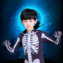 Load image into Gallery viewer, Halloween Children Skeleton Skeleton Ghost Clothes Masquerade Costumes Halloween Horror Costumes for Men and Women

