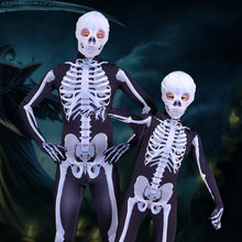 Load image into Gallery viewer, Halloween Children Skeleton Skeleton Ghost Clothes Masquerade Costumes Halloween Horror Costumes for Men and Women
