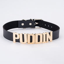 Load image into Gallery viewer, Halloween Cosplay Costumes Harleen Quinzel Puddin Choker Necklace Prop
