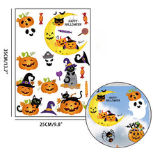 Load image into Gallery viewer, Halloween Decoration Horrible Bloody Handprint stickers Halloween Window Wall Clings Floor Decals Stickers Halloween party props
