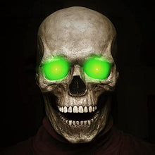 Load image into Gallery viewer, Full Head Skull Mask 3d Skeleton Skull Horror Latex Mask Scary Party Mask Halloween Cosplay Costume Props for Adults
