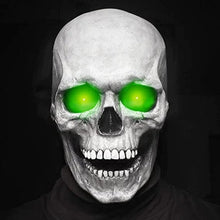 Load image into Gallery viewer, Halloween Full Head Skull Mask 3d Skeleton Skull Horror Latex Mask Scary Party Mask Halloween Cosplay Costume Props for Adults
