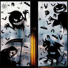 Load image into Gallery viewer, Halloween Giant Ghost Monster Ghost Shadow Window Sticker Witch Death Bat Skeleton Helloween Party Decor Electrostatic Sticker
