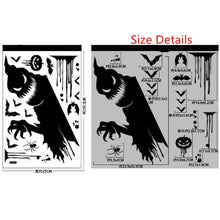 Load image into Gallery viewer, Halloween Giant Ghost Monster Ghost Shadow Window Sticker Witch Death Bat Skeleton Helloween Party Decor Electrostatic Sticker
