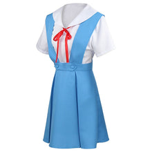 Load image into Gallery viewer, Halloween Japanese Anime Evangelion Women Cosplay Asuka Langley Soryu Tokyo Ayanami Rei Costume School Uniform
