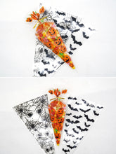 Load image into Gallery viewer, 100pcs Halloween Cone Bags Triangle Candy Bags Halloween Party Festival Gift Favors Bags
