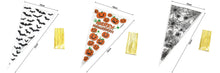 Load image into Gallery viewer, 100pcs Halloween Cone Bags Triangle Candy Bags Halloween Party Festival Gift Favors Bags
