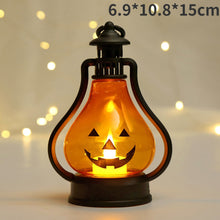 Load image into Gallery viewer, Halloween Lights Pumpkin Horror Ghost Wind Lantern DIY Hanging Ornaments Halloween Decorations for Home New Year Kids Gifts
