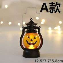 Load image into Gallery viewer, Halloween Lights Pumpkin Horror Ghost Wind Lantern DIY Hanging Ornaments Halloween Decorations for Home New Year Kids Gifts
