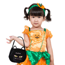 Load image into Gallery viewer, Halloween Loot Party Kids Pumpkin Trick Or Treat Tote Bags Candy Bag Halloween Candy Storage Bucket Portable Gift Basket
