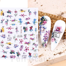 Load image into Gallery viewer, Halloween Nail Art Sticker Skull Bone Clown Pumpkin Sliders Snake Anime Cartoon Spider Decals Manicure Decor SASTZCS050-057
