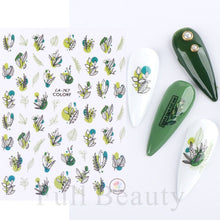 Load image into Gallery viewer, Halloween Nail Art Sticker Skull Bone Clown Pumpkin Sliders Snake Anime Cartoon Spider Decals Manicure Decor SASTZCS050-057

