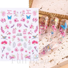 Load image into Gallery viewer, Halloween Nail Art Sticker Skull Bone Clown Pumpkin Sliders Snake Anime Cartoon Spider Decals Manicure Decor SASTZCS050-057
