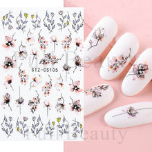 Load image into Gallery viewer, Halloween Nail Art Sticker Skull Bone Clown Pumpkin Sliders Snake Anime Cartoon Spider Decals Manicure Decor SASTZCS050-057

